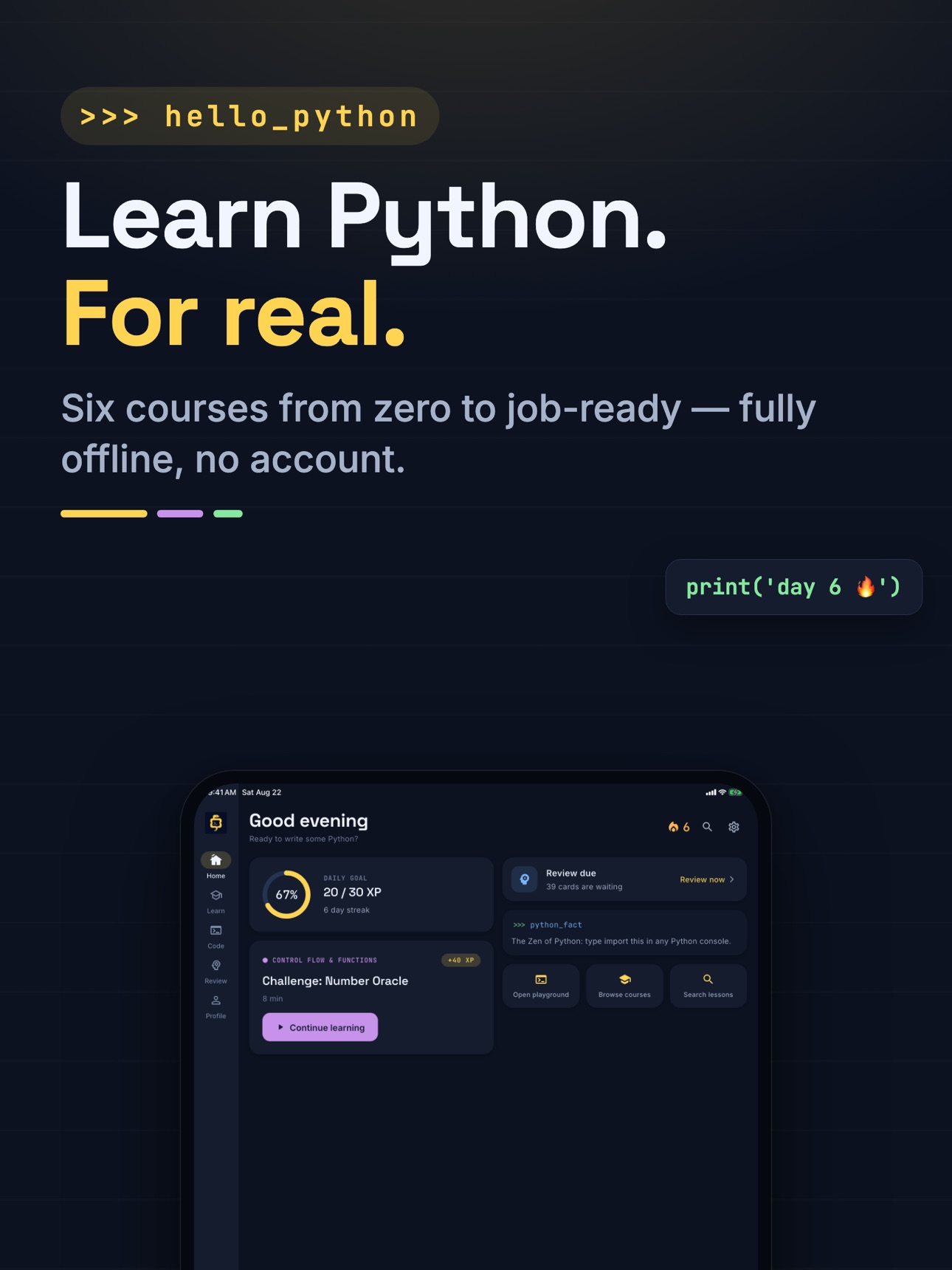 Screenshot 9 of Learn Python: Coding Lessons