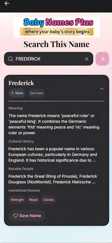 Baby Names Plus! Screenshot 7 of 9