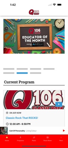 Q106.1 (WQTL FM) iPhone screenshot