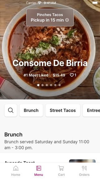 Pinches Tacos iPhone screenshot 2 - Food & Drink app