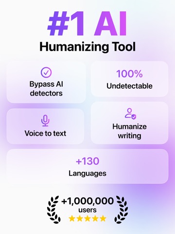 Humanize AI: Paraphrase Tools iPad screenshot