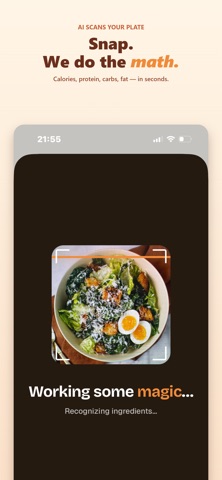 Plately: AI Food Scanner Screenshot 1 of 10