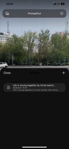 PromptCut Pro iPhone screenshot