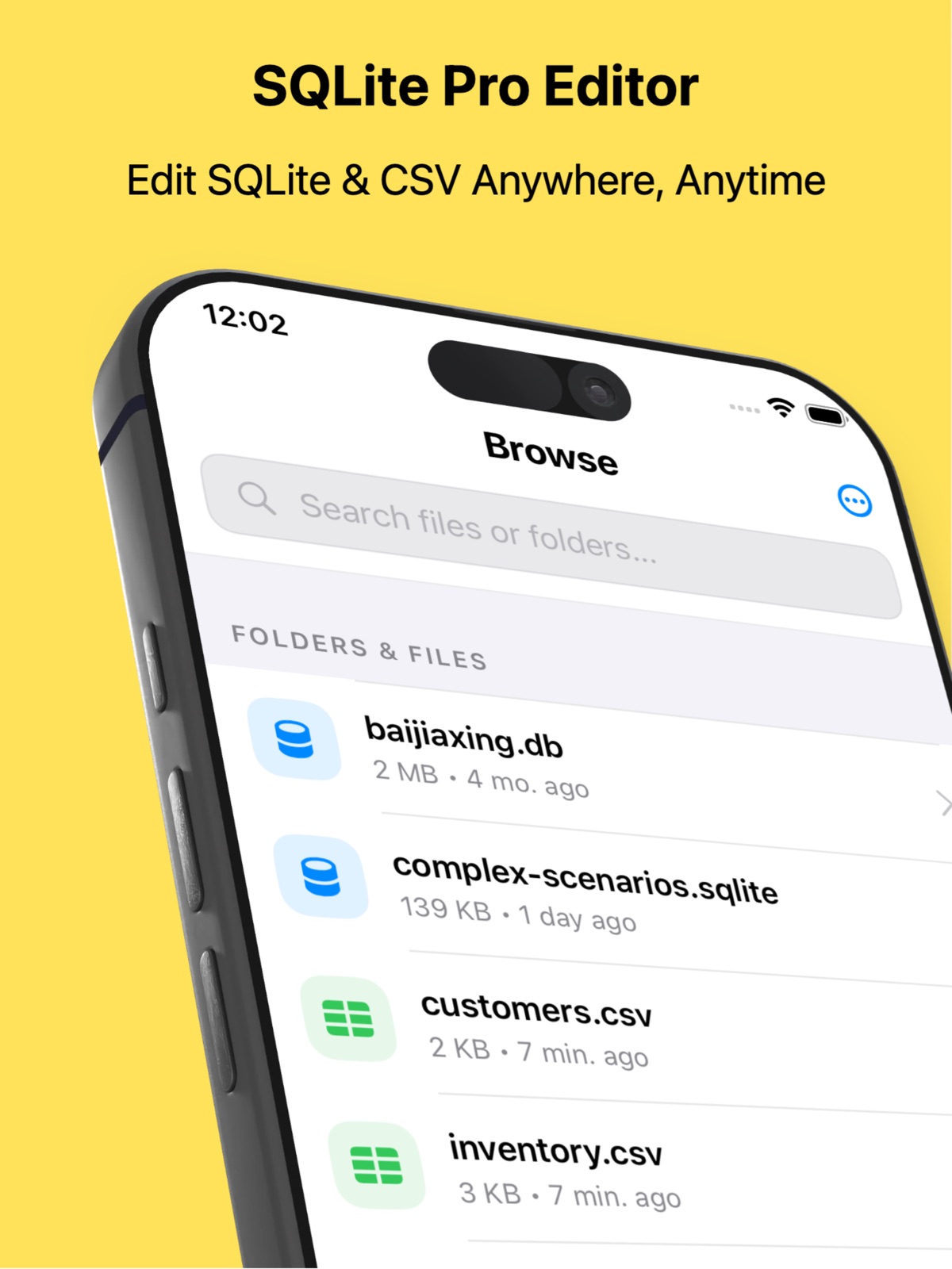 SQLite Pro Editor ipad screenshot 1