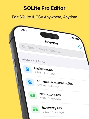 SQLite Pro Editor ipad screenshot 3