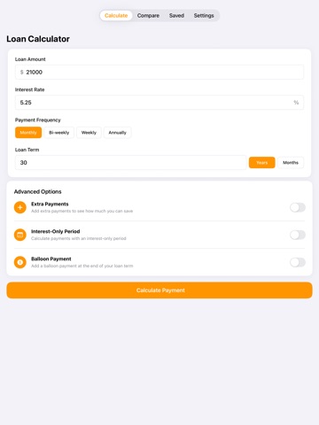 Loan Calculator: Payoff Debt iPad screenshot