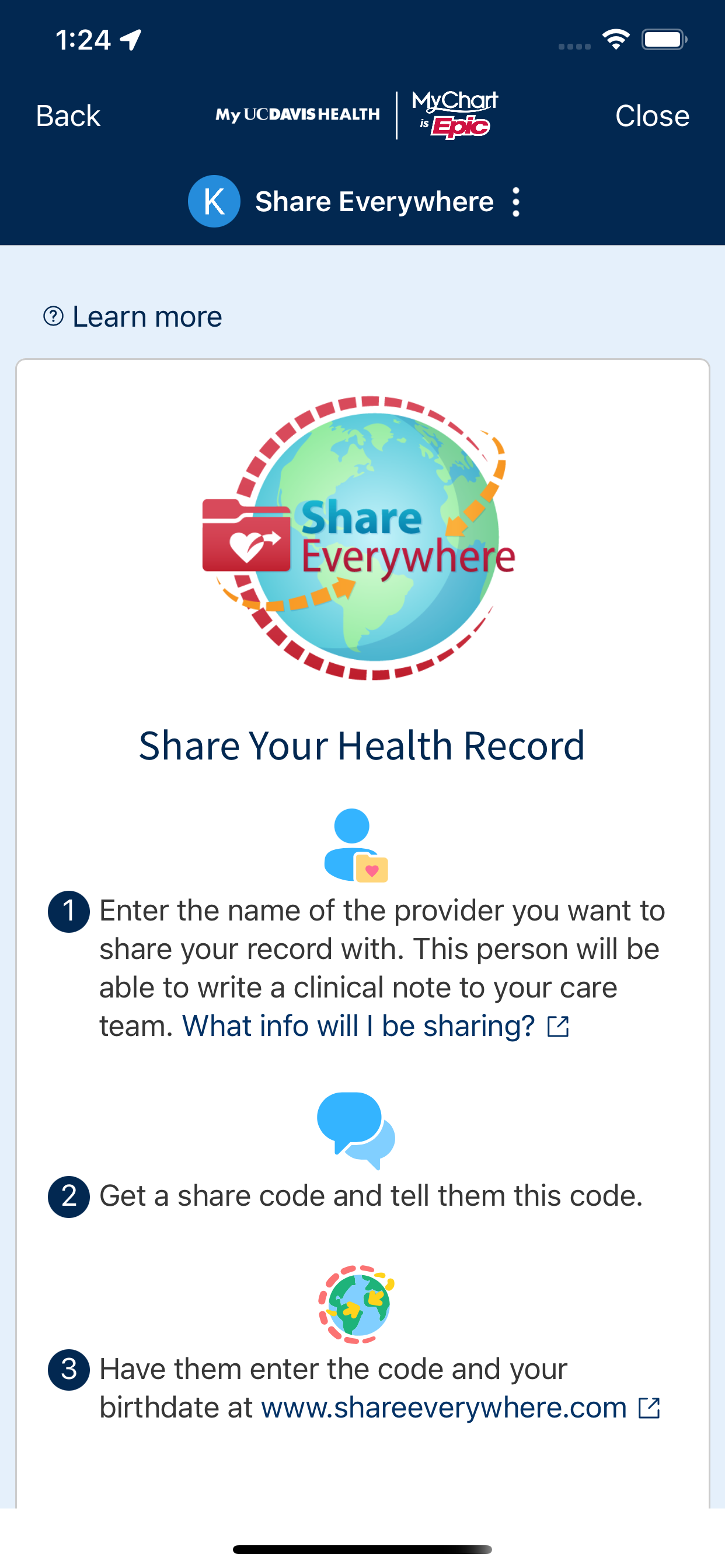 MyUCDavisHealth screenshot 5