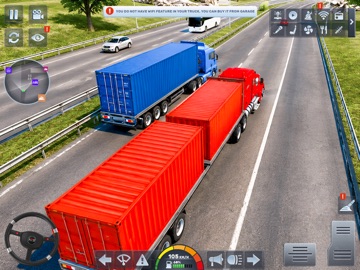 Highway Truck Simulator Games iPad screenshot 4