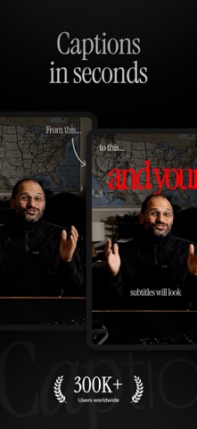 Captic: AI Captions Subtitles Screenshot 1 of 6
