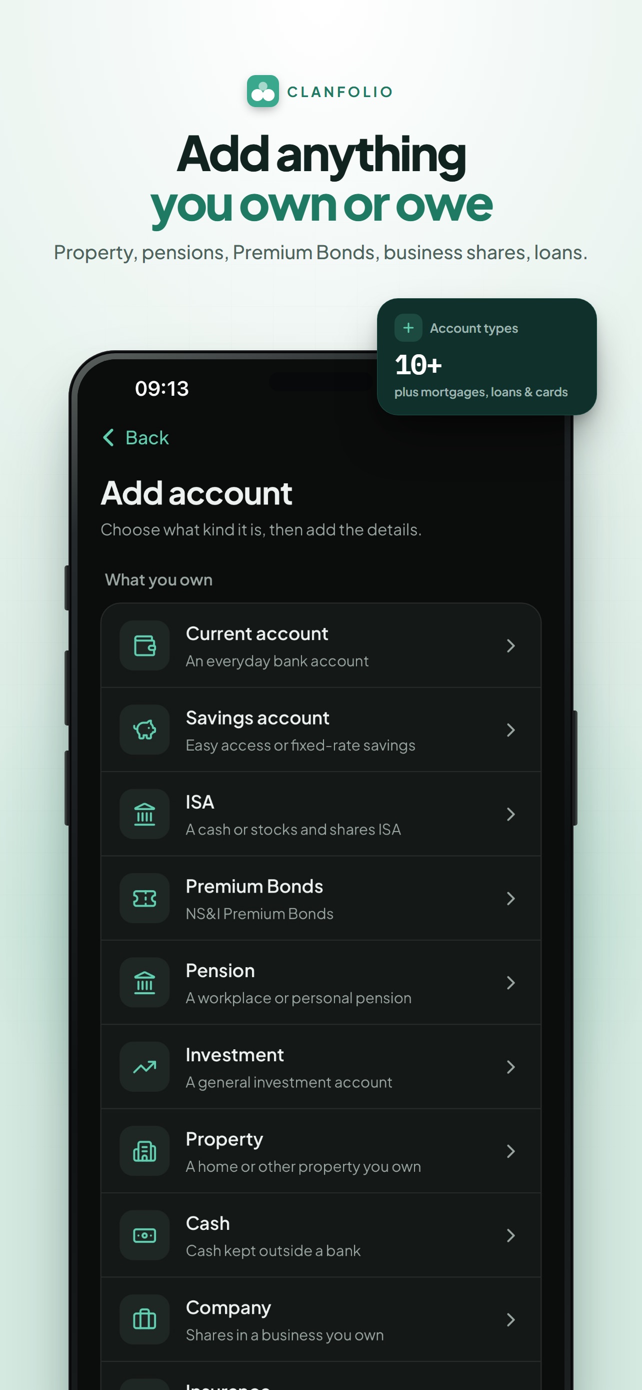 Screenshot 6 of Clanfolio: Net Worth Tracker