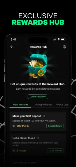 Captura de pantalla de WIN Investments en iPhone 5