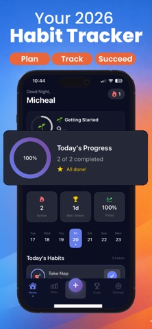 Habbit: Daily Habit Tracker iPhone screenshot