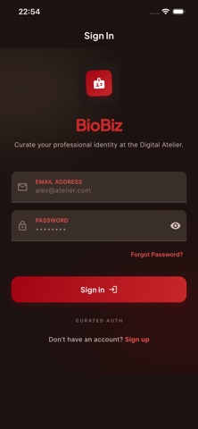 BioBiz screenshot