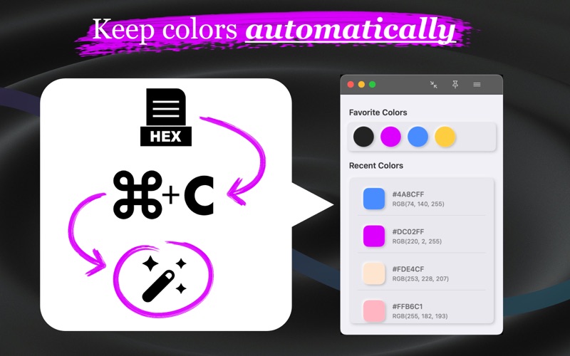 Colorkeep app screenshot