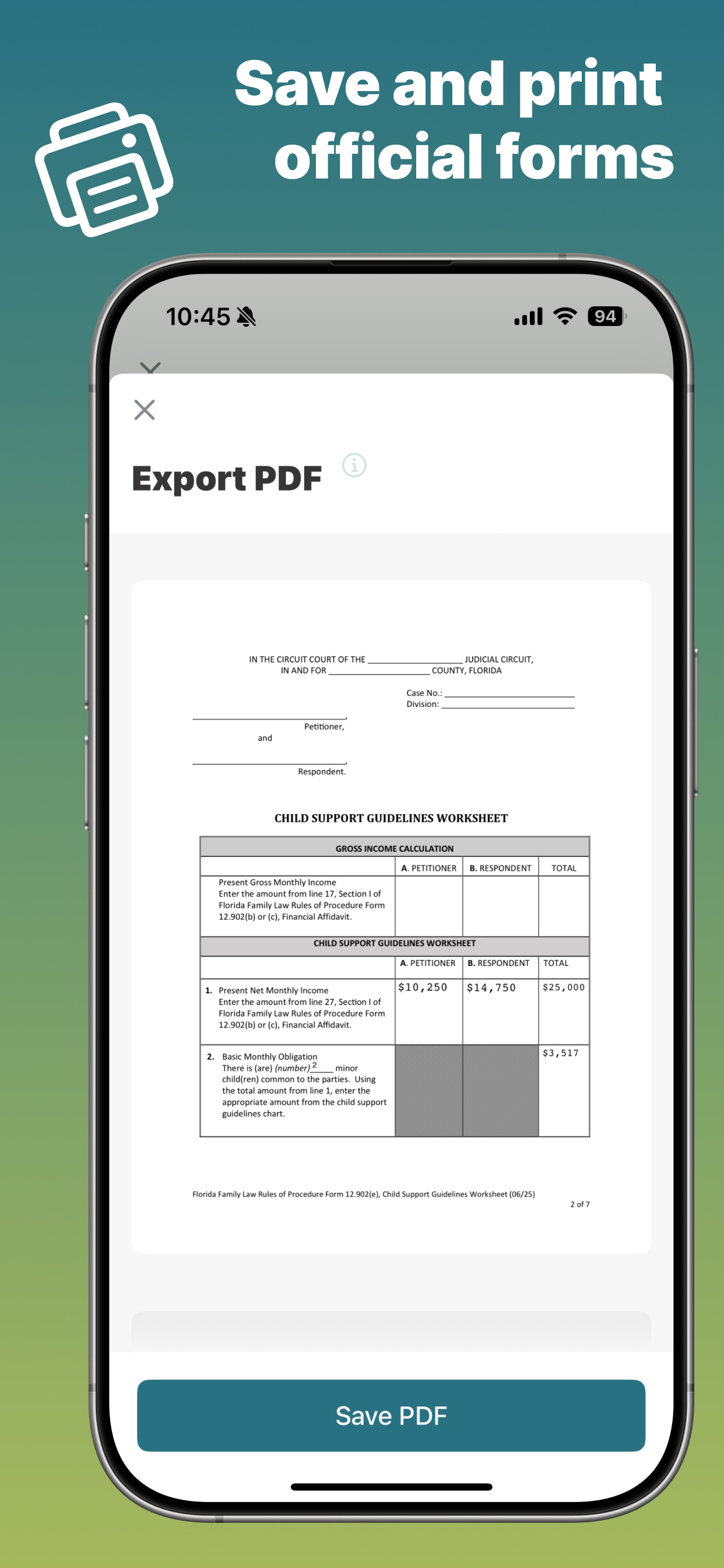 Alimonyfy: Divorce Finances screenshot 4