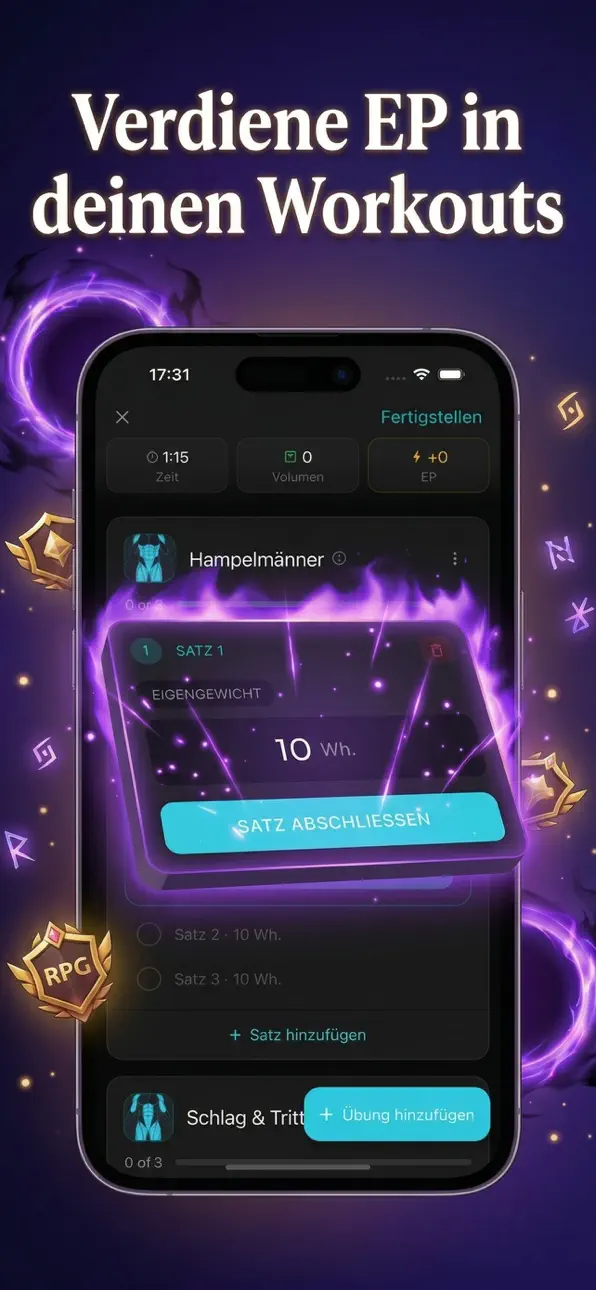 GymLevels: Ranked Gym Workouts iOS Mod IPA screenshot 2 - iOS app interface
