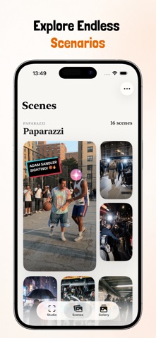 StarGen: AI Celebrity Selfie iPhone screenshot