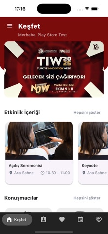 Türkiye Innovation Week screenshot