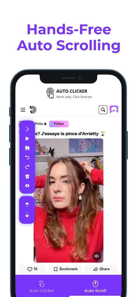 Auto Clicker: Tap Automation - Cet outil propose un défilement automatique fluide et une navigation mains libres, transformant la consommation de contenu sur les plateformes sociales en une expérience sans effort.