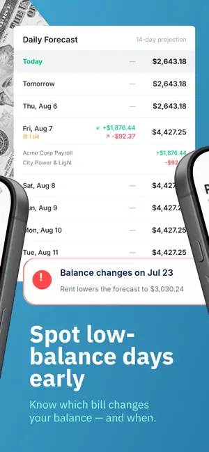 Left to Spend: Cash Flow screenshot 2