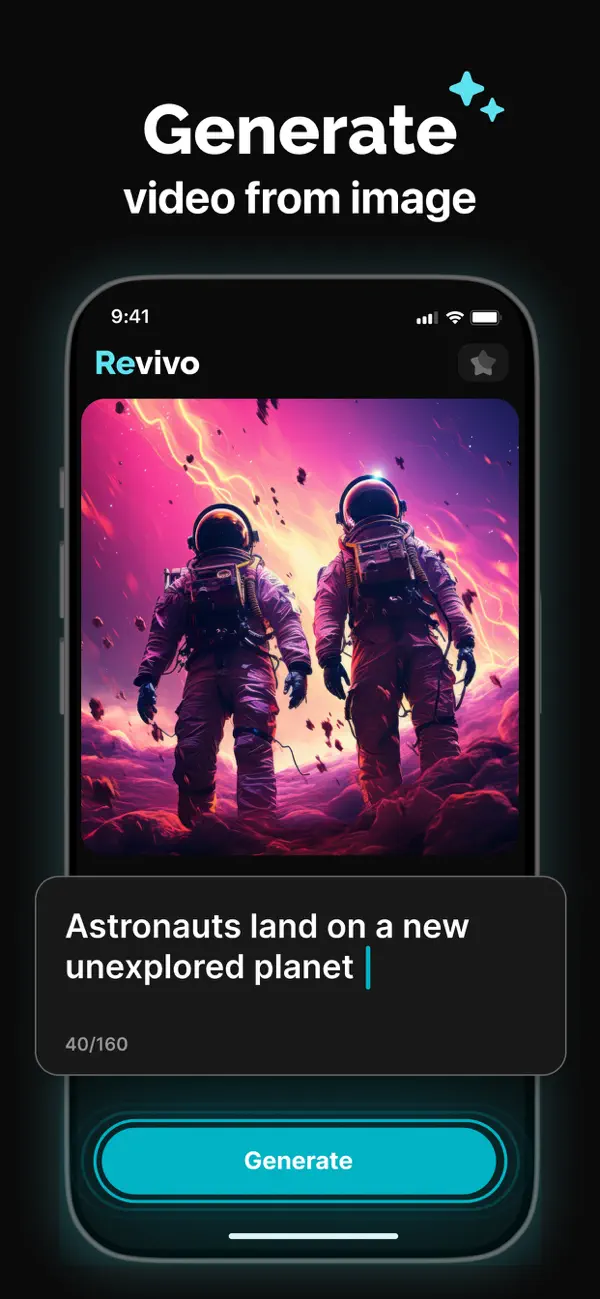Screenshot #2 pour AI Video Art Generator: REVIVO