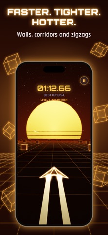 Neon Drift Zero: Cube Runner screenshot 3