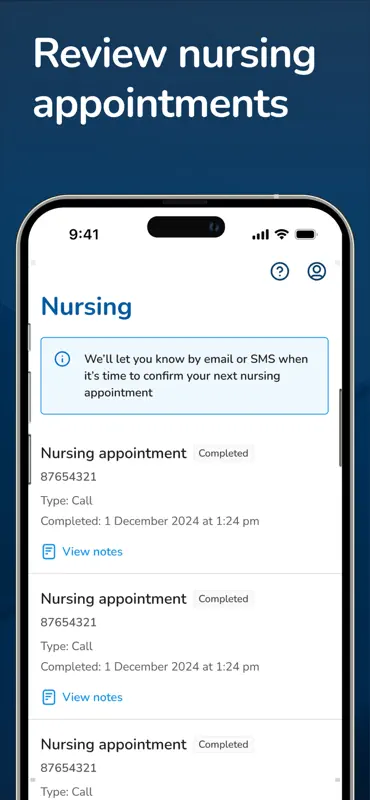 myHealthNet screenshot 3 of 5