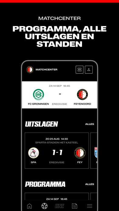 Feyenoord App Screenshot
