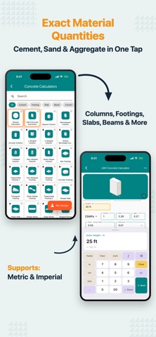 Construction Calculator A1 Pro iPhone screenshot