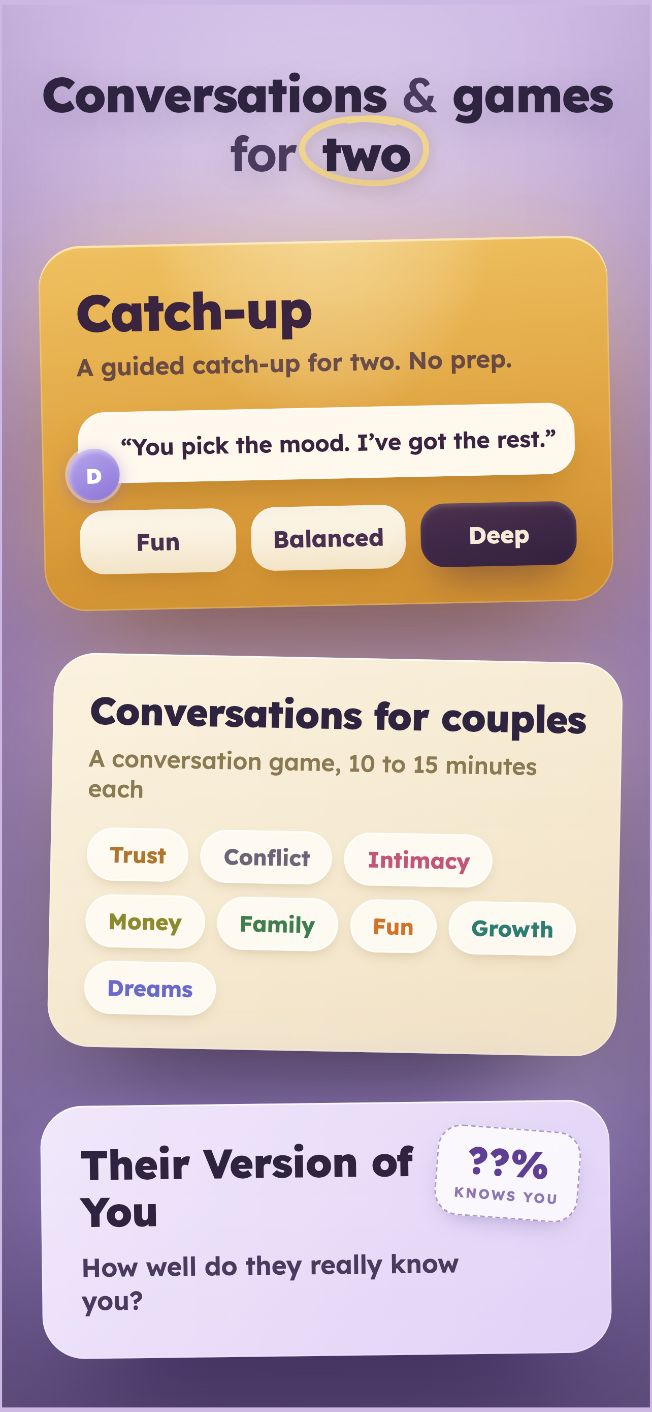 Seesaw: Conversations for Two screenshot 1