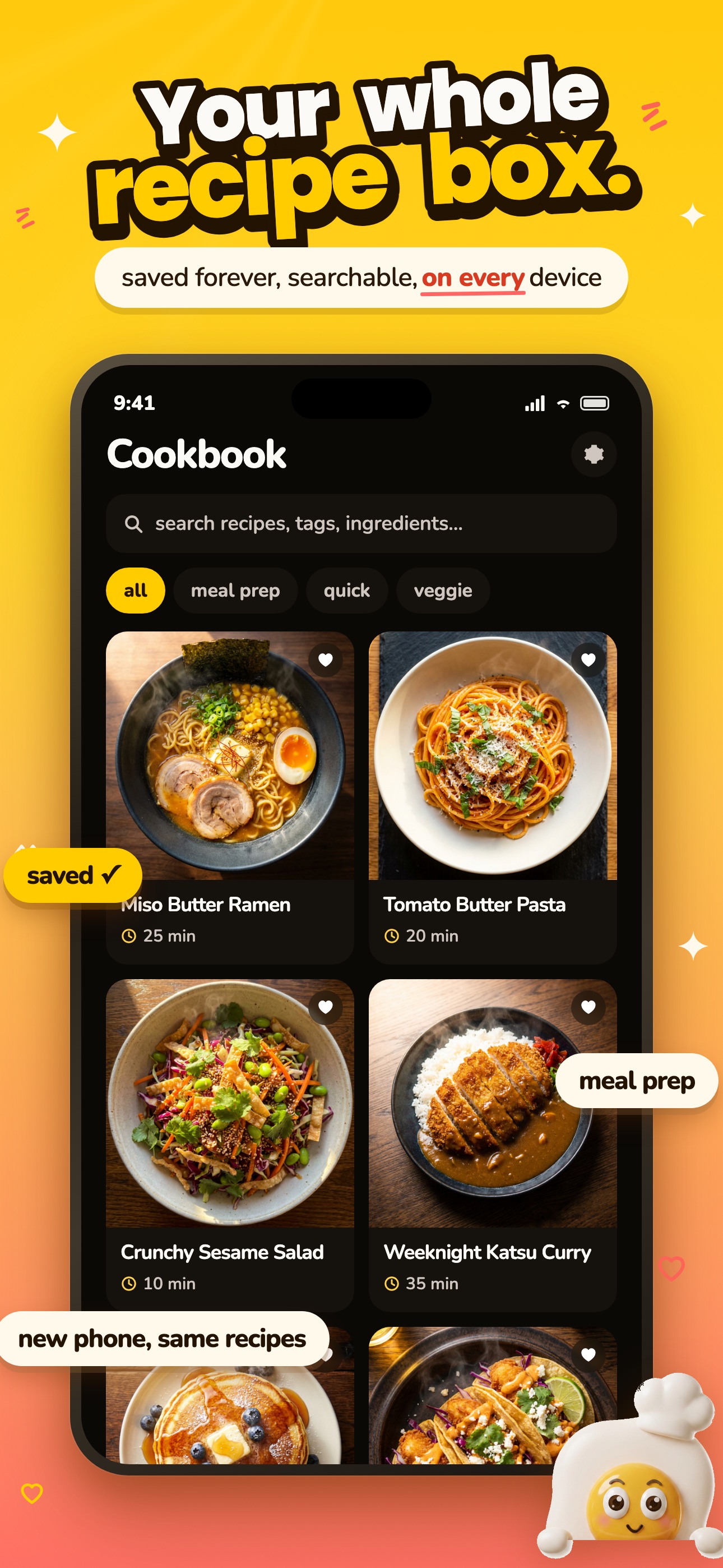 Screenshot 4 of Recipe Keeper & Box: Yolky