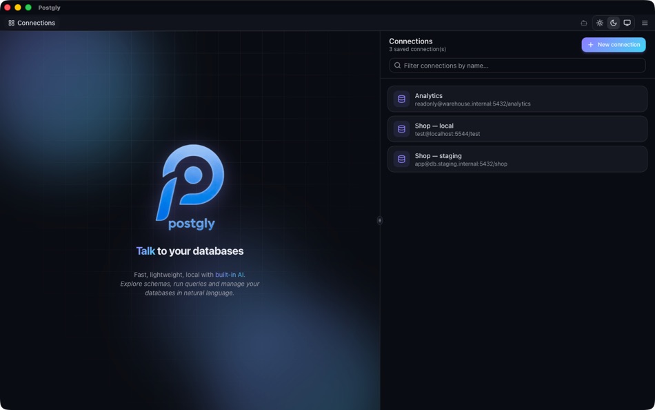 #1. Postgly (macOS) By: Element Development