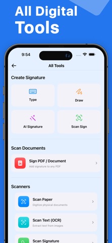 Signature Maker - Scan Sign iPhone screenshot