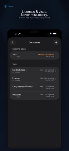 Pilot Flight Log screenshot