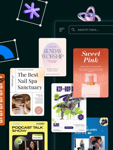 Poster Maker : Flyer Maker iPad screenshot