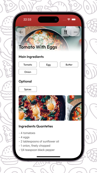 Yeniyo - Cook Your Ingredients Screenshot