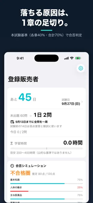 登録販売者 過去問120問 試験対策問題集 screenshot 1