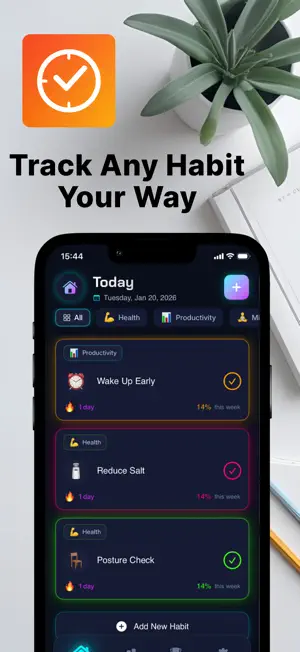 Habit Tracker - Goal Streak screenshot 1