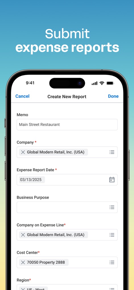 Workday - Simplified Expenses