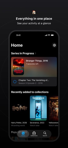 TapeTwo: Movie & TV Tracker iPhone screenshot