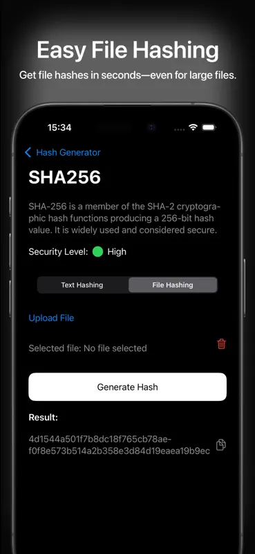 FileToHash screenshot 2 of 4
