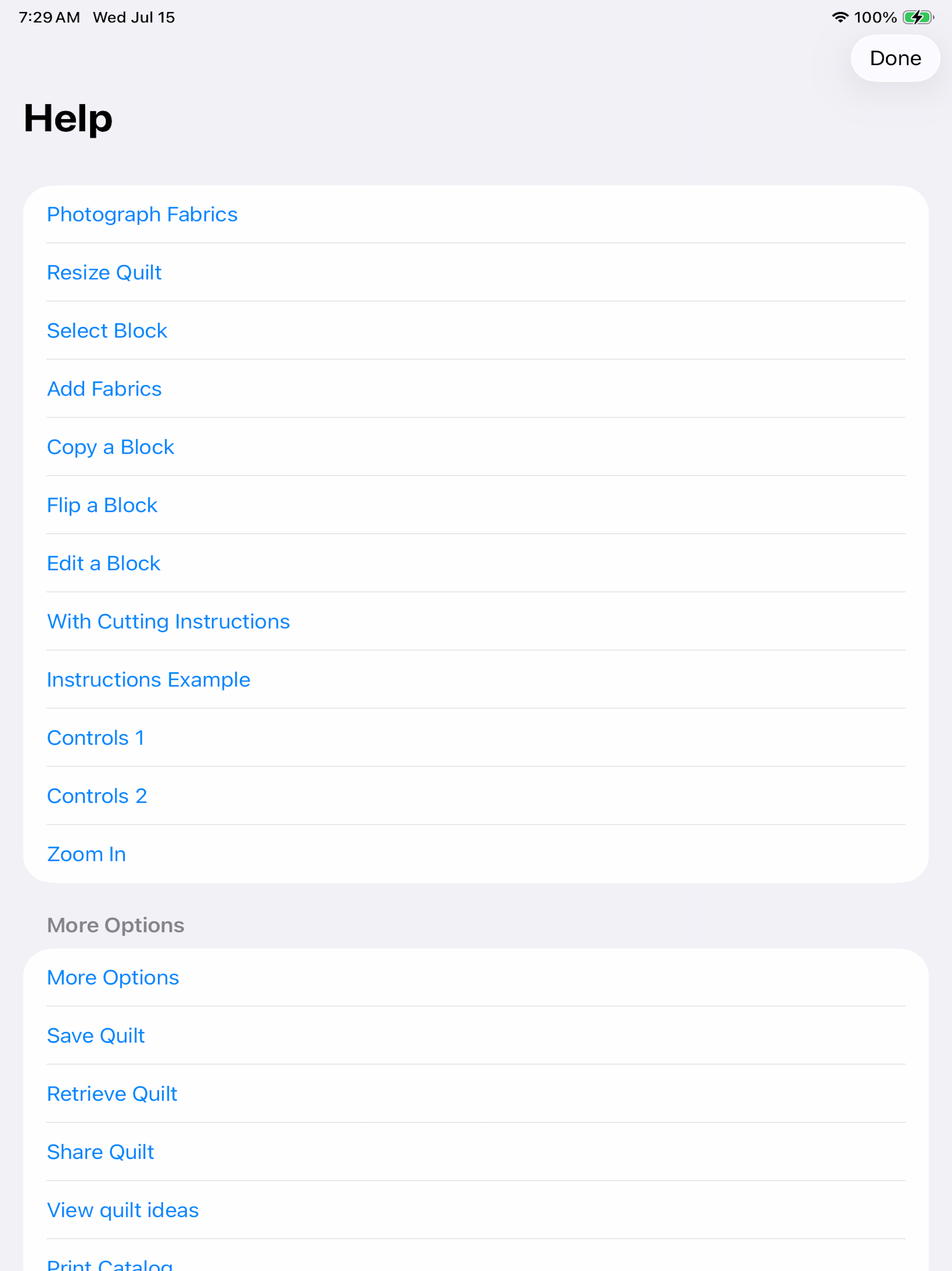 Quilter's App screenshot 8
