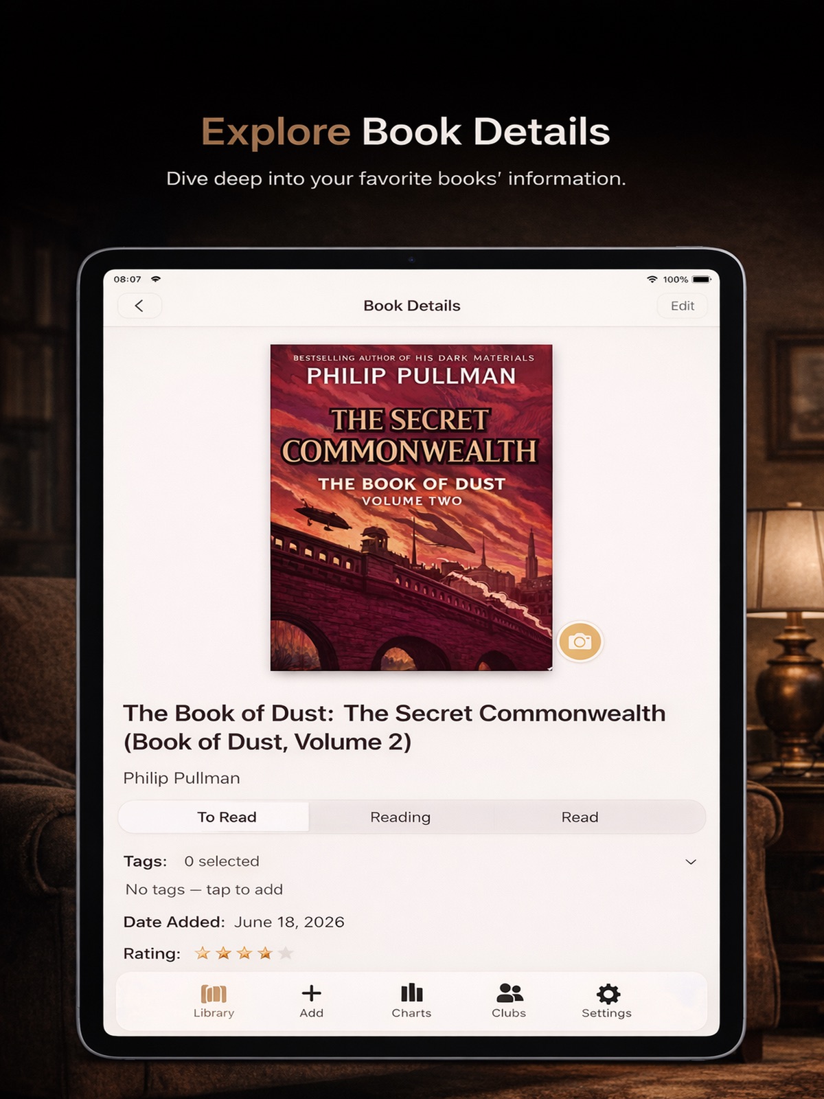 My Book List - Library Tracker ipad screenshot 4