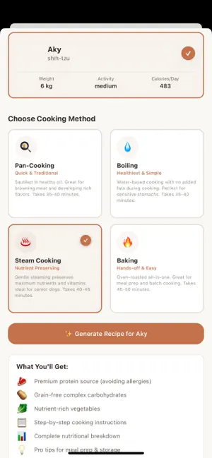 Dog Meal - Homemade recipes screenshot 3