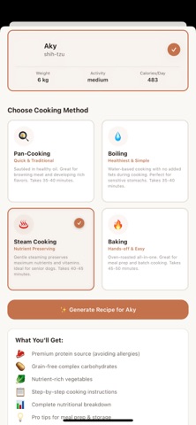 Dog Meal - Homemade recipes screenshot
