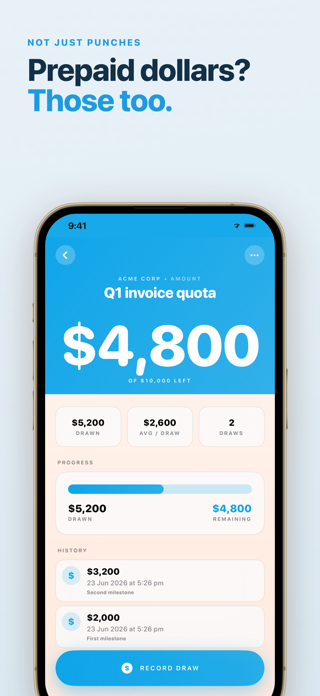 Punchpack: Prepaid Tracker Screenshot 4 of 6