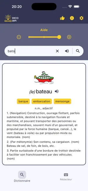 Dico API screenshot 1