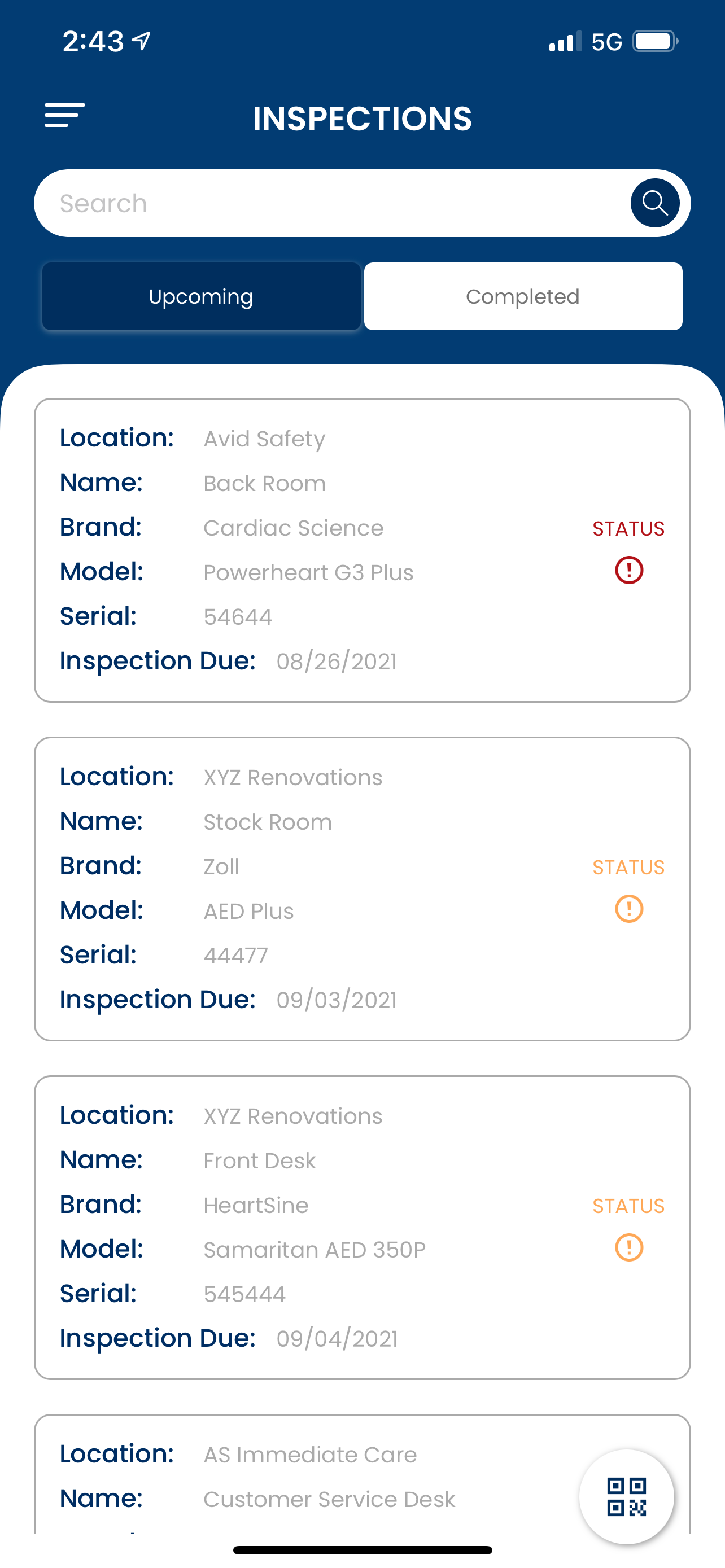 AED Log