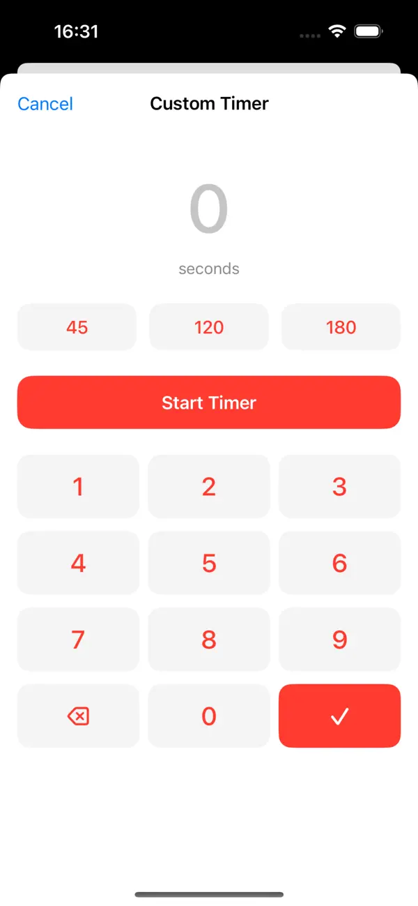 #4. Workout Rest Timer Plus (iOS) Podle: Kevin Hausen