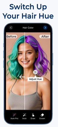 Hair Color Changer-Makeup Tool screenshot 5